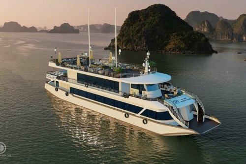 Halong Bay 5* Cruise with Jacuzzi & Buffet Lunch
